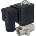 thumbnail image 1 of 24v DC 4mm 1/4" NPT Normally Closed Stainless Steel Viton 2-Way Solenoid Valve, 1 of 2