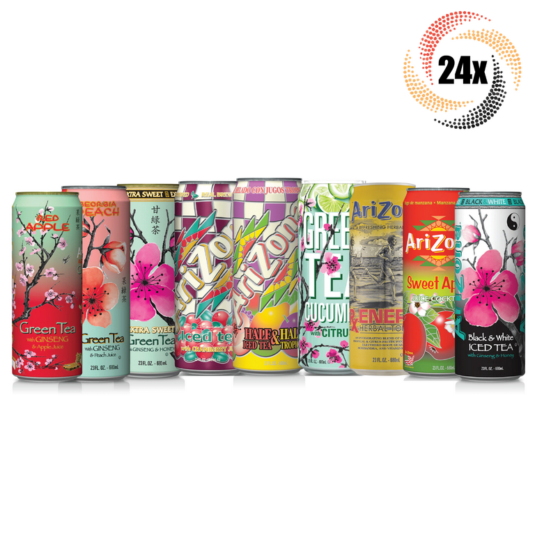 24x Cans Arizona Variety Pack Multiple Flavors 23oz ( Mix & Match