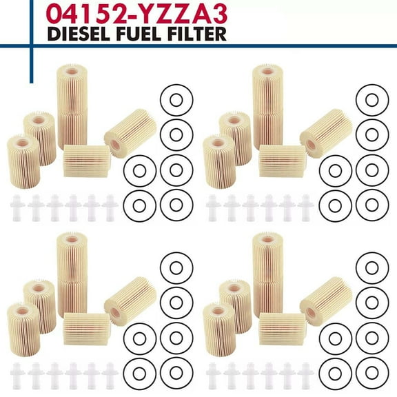 24x Engine Oil Filter Set For Lexus GS460 IS250 IS350 LS460 LS600H  04152-YZZA3