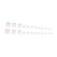 thumbnail image 1 of 24x French Tip False Toenails Bowknot Press on Toe Nails Full Cover False Toenails Artificial Nails for Party, 1 of 9
