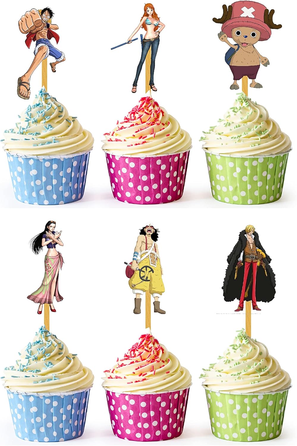 18 Pièces Décoration Gâteau Pirate - Toppers Pour Gâteau Et Cupcakes, Anniversaire, Soirée Thème Pirate Ou Halloween