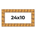 thumbnail image 1 of 24x10 Frame Beige Real Wood Picture Frame Width 3 inches | Interior Frame Depth 0.5 inches |, 1 of 8