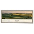 thumbnail image 1 of 24x10 Frame Grey Solid Wood Picture Frame Width 1 Inches | Interior Frame Depth 0.5 Inches |, 1 of 8