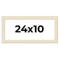 thumbnail image 1 of 24x10 Frame White Barnwood Picture Frame Includes UV Acrylic Plexiglass, Acid Free Foam Backing, 1 of 8