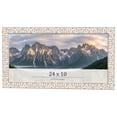 thumbnail image 1 of 24x10 Frame White Real Wood Picture Frame Width 1.5 inches | Interior Frame Depth 0.5 inches |, 1 of 8