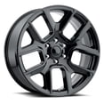 thumbnail image 1 of New 24x10 Inch Wheel for Ram Truck 1500 FR 76 Style 24 inch Gloss Black Alloy Rim 5x5.5" Bolt-Pattern 15mm Offset - Factory Reproduction Wheel, 1 of 4