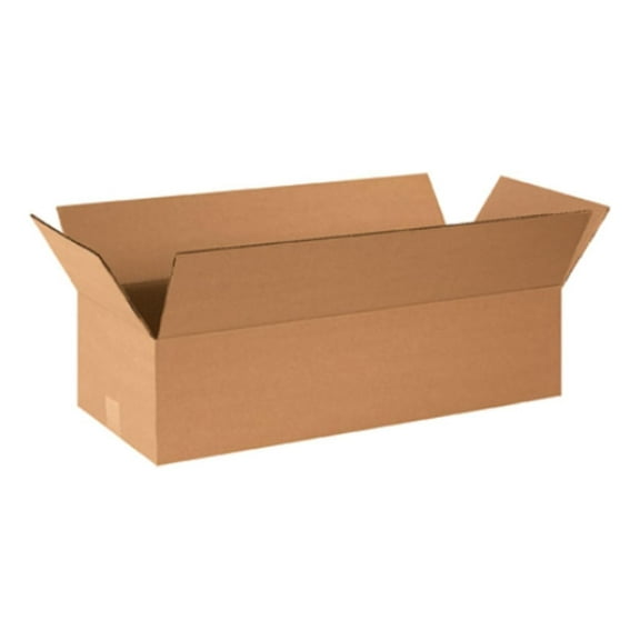 - 24x10x6 Pack of 25 Corrugated Cardboard Packing Shipping Mailing Moving Carton Boxes