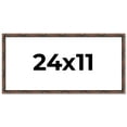 thumbnail image 1 of 24x11 Frame Brown Bamboo with Dark Coffee/Walnut Finish | Solid Wood Picture Frame Width 0.75, 1 of 8