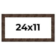thumbnail image 1 of 24x11 Frame Brown Burl Real Wood Picture Frame Width 1.625 Inches | Interior Frame Depth 0.5 Inches, 1 of 8