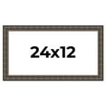 thumbnail image 1 of 24x12 Frame Black Bamboo Solid Wood Picture Frame Width 1.5 Inches | Interior Frame Depth 0.5, 1 of 8