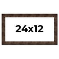 thumbnail image 1 of 24x12 Frame Brown Burl Real Wood Picture Frame Width 1.625 Inches | Interior Frame Depth 0.5 Inches, 1 of 8