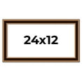 thumbnail image 1 of 24x12 Frame Gold Brown Plein Air Vintage Solid Wood Picture Frame | 1.75 Inches Moulding Width |, 1 of 8