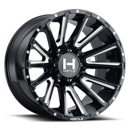 24x12 Hostile H123 Typhoon Blade Cut Wheel 6x5.5 (-44mm)