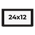 thumbnail image 1 of 24x12 Shadow Box Black Solid Wood Display Picture Frame | 1 Inch Rabbet Depth | | 1.375 Inch, 1 of 4