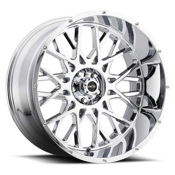 24x12 Vision Off-Road 412 Rocker Chrome Wheel 5x5 (-51mm)