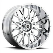 24" Vision Off-Road 412 Rocker Chrome Wheel 24x12 8x6.5 For Chevy GMC Rim -51mm