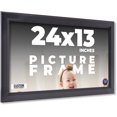 thumbnail image 1 of 24x13 Frame Black Passaggi Solid Wood Picture Frame Width 1.5 Inches | Interior Depth 0.5 Inches |, 1 of 8