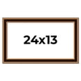 thumbnail image 1 of 24x13 Frame Gold Brown Plein Air Vintage Solid Wood Picture Frame | 1.75 Inches Moulding Width |, 1 of 8