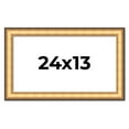 thumbnail image 1 of 24x13 Frame Gold Plein Aire Solid Wood Picture Frame Width 2 Inches | Interior Frame Depth 0.5, 1 of 8