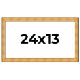 thumbnail image 1 of 24x13 Frame Gold Rustic Solid Wood Picture Frame | 1.25 Inch Wide Moulding | Rustique Gold, 1 of 8