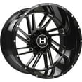 thumbnail image 1 of 24x14 Hostile H110 Stryker Blade Cut (Blk Milled) Wheel 8x6.5 (-76mm), 1 of 2