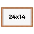 thumbnail image 1 of 24x14 Shadow Box Frame Brown | 0.875 Inches Deep Real Wood Contemporary Shadowbox Display Frame |, 1 of 6