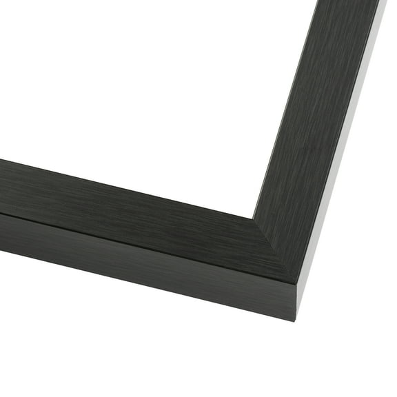 24x14 Traditional Black Complete Wood Picture Frame with UV Acrylic, Foam Board Backing, & Hardware