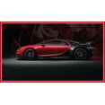thumbnail image 1 of 24x14in Laminated Bugatti Chiron Photographic Print Poster The Luxurious Super Sports Car art print, 1 of 2