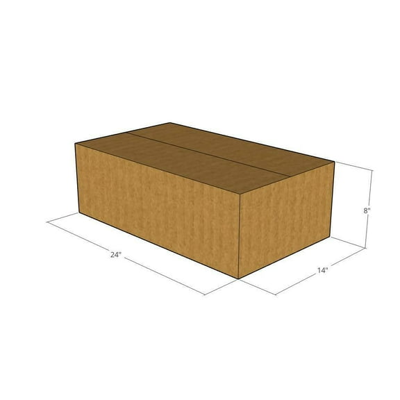 24x14x8 - 32 ECT Corrugated Boxes -New for Moving or Shipping Needs