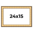 thumbnail image 1 of 24x15 Frame Gold Plein Aire Solid Wood Picture Frame Width 2 Inches | Interior Frame Depth 0.5, 1 of 8
