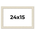 thumbnail image 1 of 24x15 Frame White Real Wood Picture Frame Width 1.75 inches | Interior Frame Depth 0.5 inches |, 1 of 8