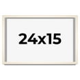 thumbnail image 1 of 24x15 Frame White Wash Solid Wood Picture Frame | 0.75 Inch Moulding Width | Includes UV Acrylic, 1 of 8