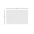 thumbnail image 1 of 24x15" Modern Diatomite Stone Medium Bath Mat in White, 1 of 5