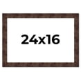 thumbnail image 1 of 24x16 Frame Brown Burl Real Wood Picture Frame Width 1.625 Inches | Interior Frame Depth 0.5 Inches, 1 of 8