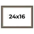 thumbnail image 1 of 24x16 Frame Brown Solid Wood Picture Frame | 1.75 Inch Moulding Width | Austin Frame Complete with, 1 of 8