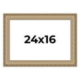 thumbnail image 1 of 24x16 Frame Ornate Silver Beaded Solid Wood Picture Frame Width 2.5 Inches | Interior Depth 1, 1 of 8