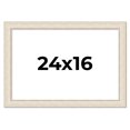 thumbnail image 1 of 24x16 Frame White Real Wood Picture Frame Width 1.75 inches | Interior Frame Depth 0.5 inches |, 1 of 8