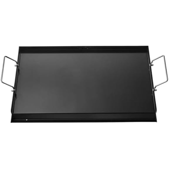 24x16 Inch Carbon Steel Griddle,Heavy Duty Flat Top Grill Pan with Grease Drain, X-Brace Anti-Warp Design, Suitable Gas,Electric,Induction Cooktops$$Home Decor, Kitchen, & Other