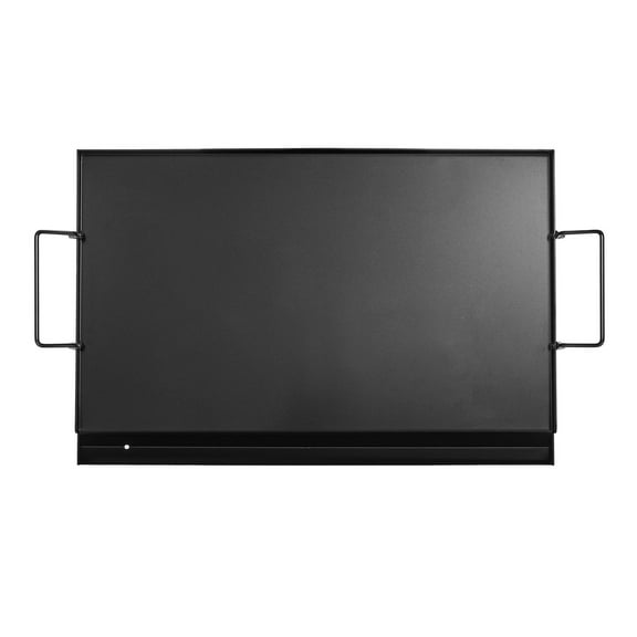 24x16 Inch Flat Top Griddle Carbon Steel Universal BBQ Grill Pan - Pre-Seasoned, Outdoor Cooking, Camping Stove Compatible, Heavy Duty Restaurant Grade Cookware