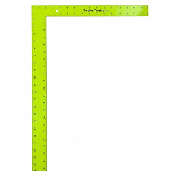 24x16Carpenter Square  High Visibility Framing Square, Durable 3/32 Steel, Easy-to-Read Markings .