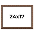 thumbnail image 1 of 24x17 Dark Brown Bamboo Real Wood Picture Frame Width 1.5 inches | Interior Frame Depth 0.5 inches, 1 of 8
