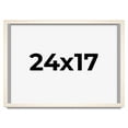 thumbnail image 1 of 24x17 Frame White Wheat Solid Wood Picture Frame | Moulding Width 0.75 Inches | Interior Depth 0.5, 1 of 8
