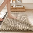 thumbnail image 1 of 24x17 Inch Chenille Bathroom Rug Extra Soft Thick Long Pile Absorbent Non Slip Machine Washable and Dryable for Bathroom(Camel), 1 of 6