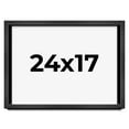 thumbnail image 1 of 24x17 Shadow Box Frame Grey Charcoal Black | 0.875 Inches Deep | Wood Shadowbox Display Frame | UV, 1 of 8