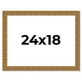thumbnail image 1 of 24x18 Frame Black and Gold Distressed Solid Wood Sonoma Picture Frame | 1.625 Inch Moulding Width |, 1 of 8