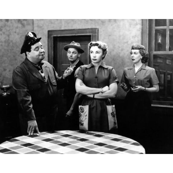 24x18in Photo Paper The Honeymooners full cast 1963
