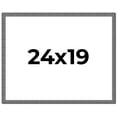 thumbnail image 1 of 24x19 Frame Blue Kingsley Pewter Solid Wood Picture Frame Width 0.75 Inches |Interior Depth 0.5, 1 of 8