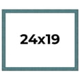 thumbnail image 1 of 24x19 Frame Blue Rustic Barnwood Solid Wood Picture Frame Width 1.25 Inches | Interior Depth 0.5, 1 of 8