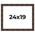 thumbnail image 1 of 24x19 Frame Brown Burl Real Wood Picture Frame Width 1.625 Inches | Interior Frame Depth 0.5 Inches, 1 of 8