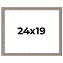 24x19 Frame Grey Real Wood Picture Frame Width 1.25 inches | Interior Frame Depth 0.5 inches | Hans